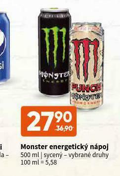 Terno Monster energy drink nabídka