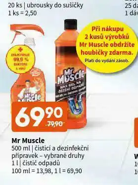 Terno Mr muscle čisticí přípravek nabídka