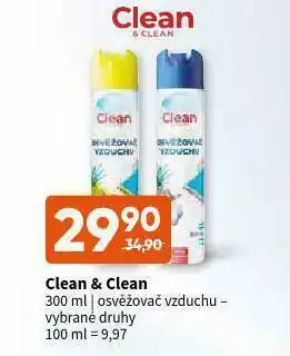Terno Clen &amp; clean osvěžovač vzduchu nabídka