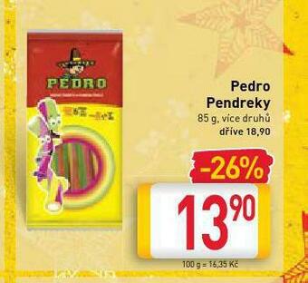 Billa Pedro pendreky nabídka