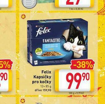 Billa Felix kapsičky pro kočky nabídka