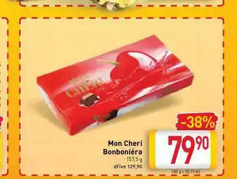 Billa Mon cheri bonboniéra nabídka