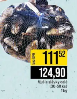 Jip Mušle slávky celé nabídka