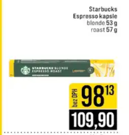 Jip STARBUCKS Espresso kapsle nabídka