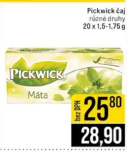 Jip PICKWICK čaj nabídka