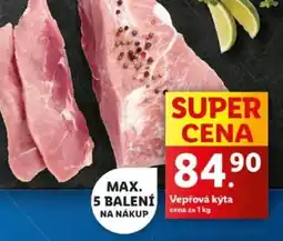 Lidl Vepřová kýta nabídka
