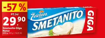 Lidl Smetanito Giga Natur nabídka