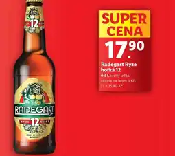 Lidl Radegast Ryze hořká 12 nabídka