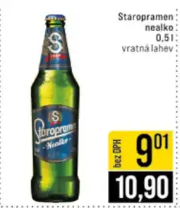 Jip Staropramen nealko nabídka