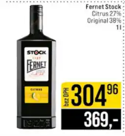 Jip FERNET STOCK nabídka