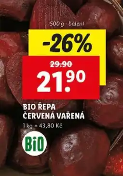 Lidl Bio řepa červená vařená nabídka