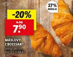 Lidl Máslový croissant nabídka