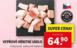 Lidl Vepřové hřbetní sádlo nabídka