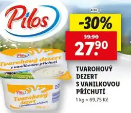 Lidl Tvarohový dezert s vanilkovou příchutí nabídka