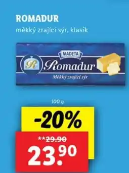 Lidl Romadur nabídka