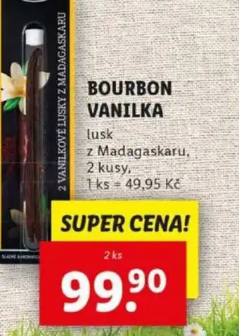Lidl Bourbon vanilka nabídka