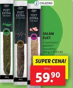 Lidl Salám fuet nabídka