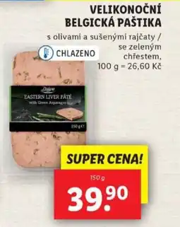 Lidl Velikonoční belgická paštika nabídka