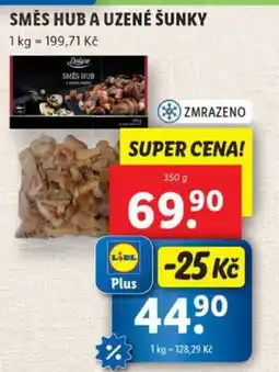 Lidl Směs hub a uzené šunky nabídka
