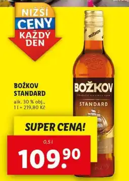 Lidl Božkov standard nabídka