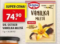 Lidl Dr. oetker vanilka mletá nabídka