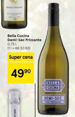 Tesco Bella Cucina Demi Sec Frizzante nabídka