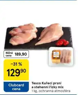 Tesco Tesco Kuřecí prsí a stehenní řízky mix nabídka