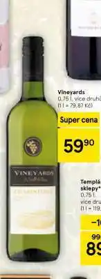 Tesco Vineyards Chardonnay nabídka