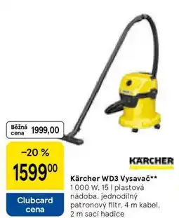 Tesco Kärcher WD3 Vysavač nabídka