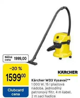 Tesco Kärcher WD3 Vysavač nabídka