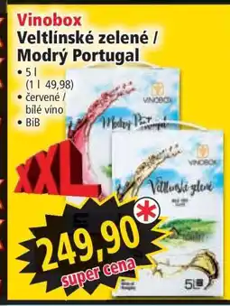 Norma Vinobox Veltlínské zelené / Modrý Portugal nabídka