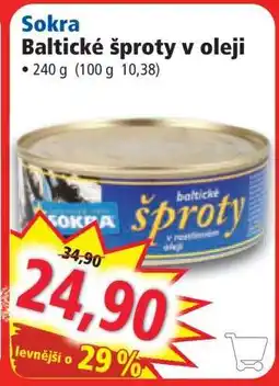 Norma Sokra Baltické šproty v oleji nabídka