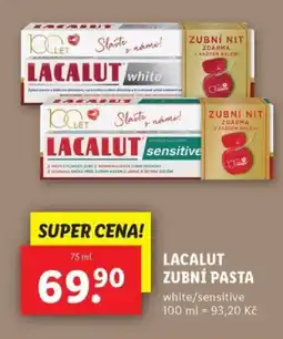 Lidl Lacalut zubní pasta nabídka