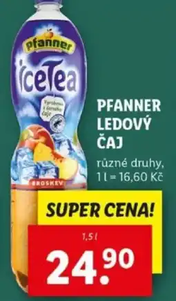 Lidl Pfanner ledový čaj nabídka