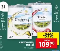 Lidl Chardonnay/ merlot nabídka