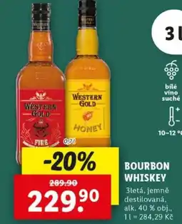 Lidl Bourbon whiskey nabídka