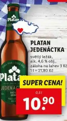 Lidl PLATAN JEDENÁCTKA nabídka