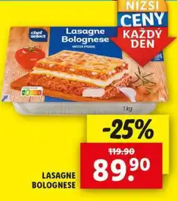 Lidl Lasagne bolognese nabídka