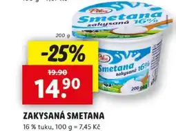 Lidl Pilos ZAKYSANÁ SMETANA nabídka