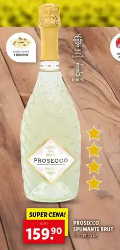 Lidl Prosecco spumante brut nabídka