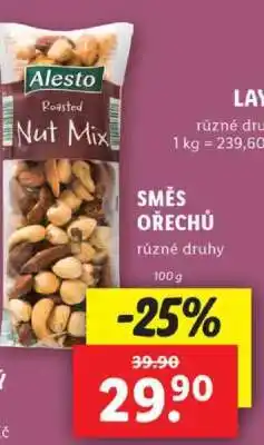 Lidl Alesto Roasted Nut Mix nabídka