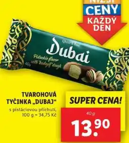 Lidl Tvarohová tyčinka „Dubaj“ nabídka