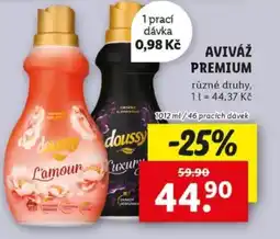 Lidl Aviváž premium nabídka