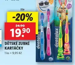 Lidl Dětské zubní kartáčky nabídka