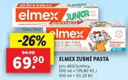 Lidl Elmex zubní pasta nabídka