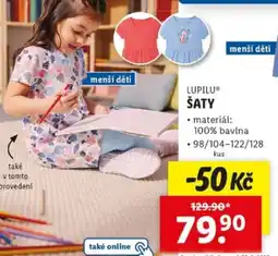Lidl ŠATY nabídka