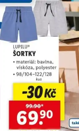 Lidl Šortky nabídka