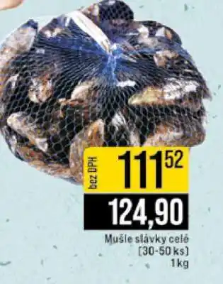 Jip Mušle slávky celé nabídka