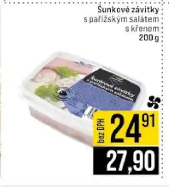 Jip Šunkové závitky s pařížským salátem s křenem nabídka