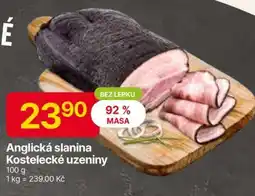 Hruška Anglická slanina Kostelecké uzeniny nabídka